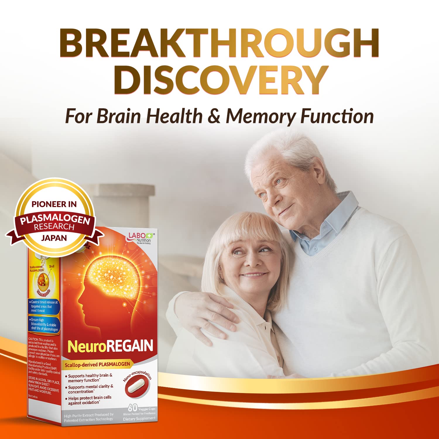Foto 3 pulgar | Suplemento Labo Nutrition Plasmalógeno Derivado de Vieiras Neuroregain  - Venta Internacional