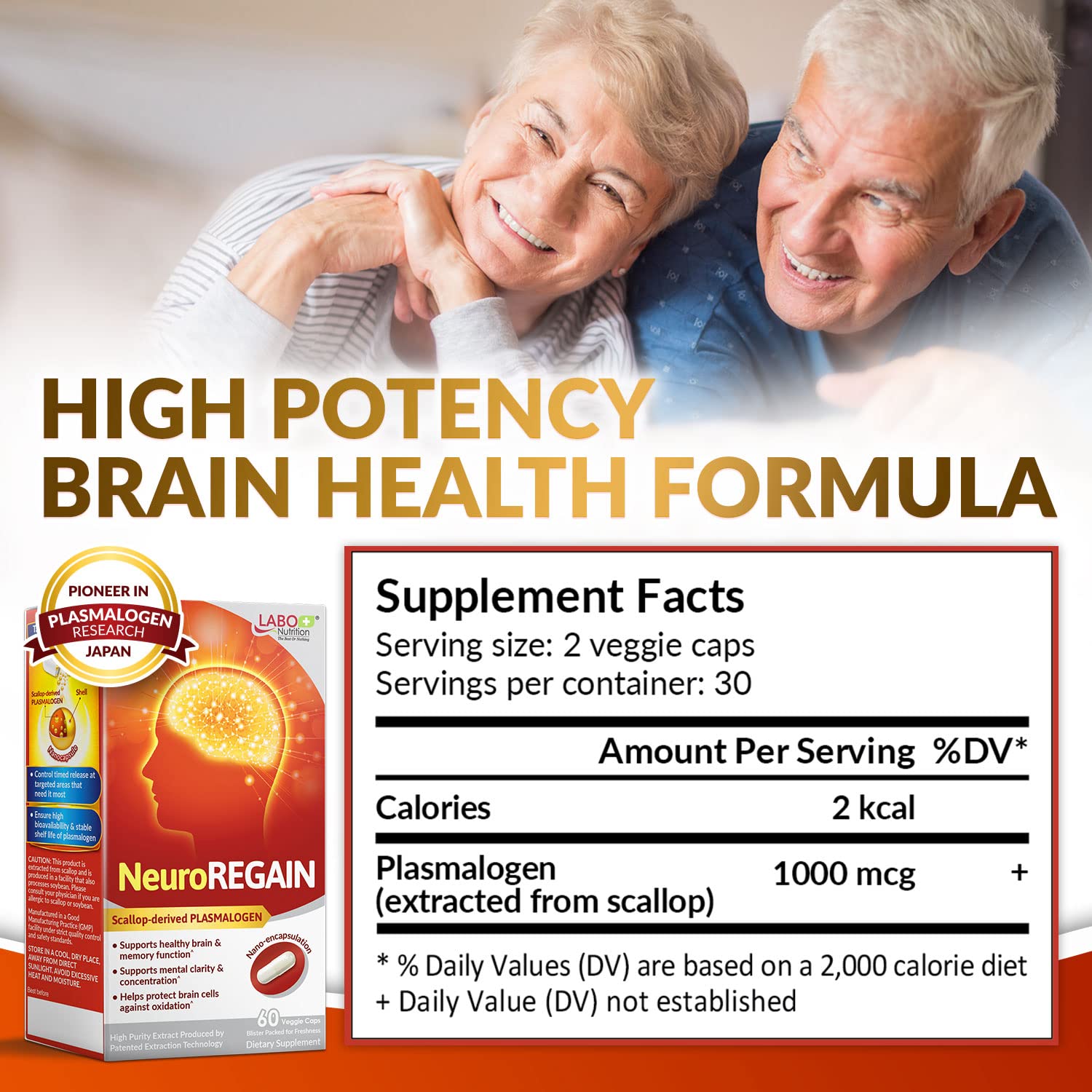 Foto 6 | Suplemento Labo Nutrition Plasmalógeno Derivado de Vieiras Neuroregain  - Venta Internacional