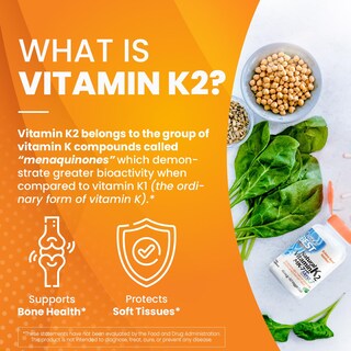 Foto 3 | Suplemento Doctor's Best Natural Vitamina K2 Mk-7 60 Comprimidos - Venta Internacional