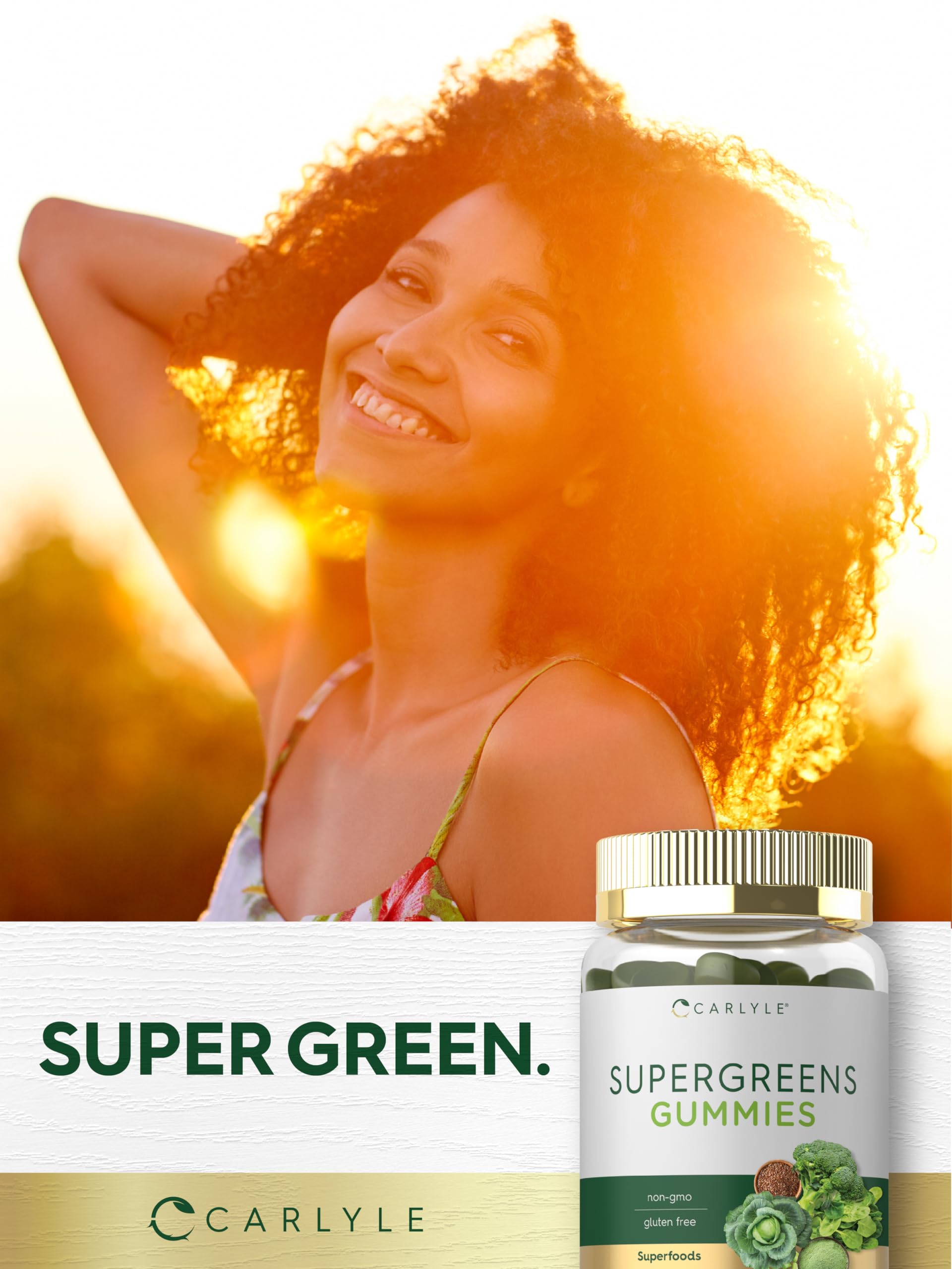 Foto 8 pulgar | Suplemento Carlyle Supergreens Gomies Veganas Sin Ogm Sin Gluten - Venta Internacional