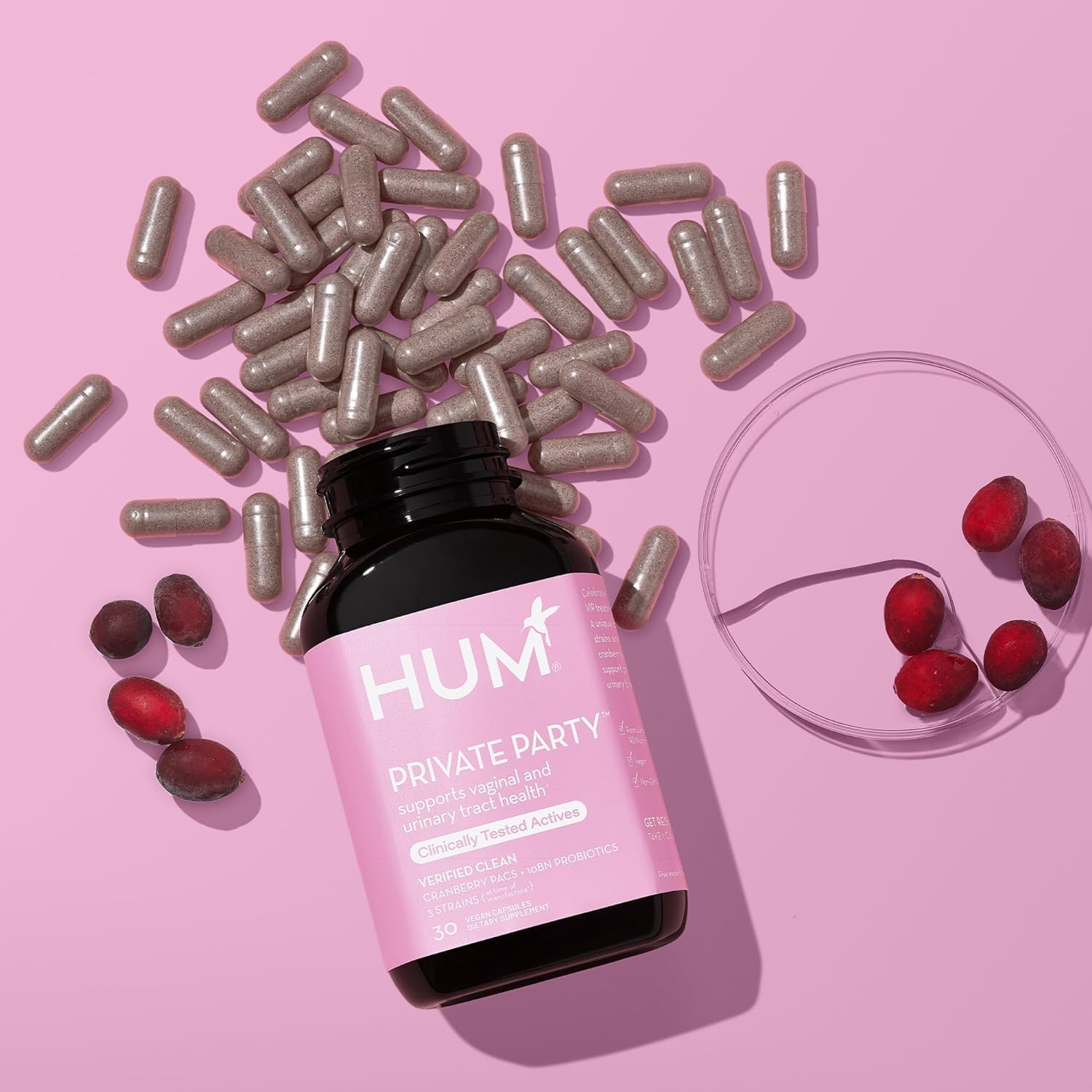 Foto 7 pulgar | Suplemento Hum Private Party Pills con Probióticos Vaginales para 90 Días - Venta Internacional