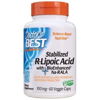 Foto 1 | Suplemento de Ácido R-lipoico Estabilizado Doctor's Best, 100 Mg 60 Unidades - Venta Internacional