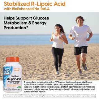Foto 2 | Suplemento de Ácido R-lipoico Estabilizado Doctor's Best, 100 Mg 60 Unidades - Venta Internacional