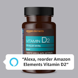 Foto 5 | Vitamina D2 Amazon Elements 2000 Ui 65 Cápsulas - Venta Internacional