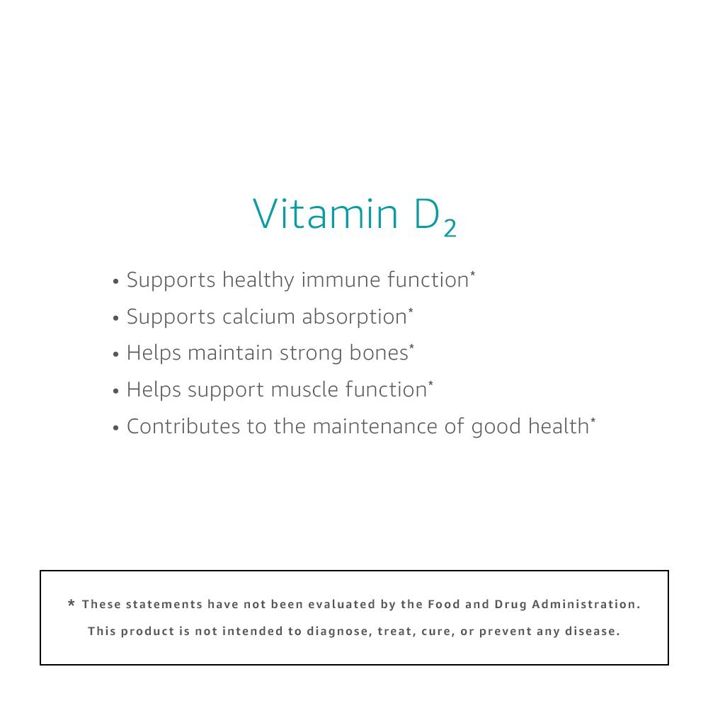 Foto 7 | Vitamina D2 Amazon Elements 2000 Ui 65 Cápsulas - Venta Internacional