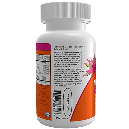 Foto 5 pulgar | Suplemento Multivitamínico con Luteína y Licopeno de Supplements Now - 60 cápsulas