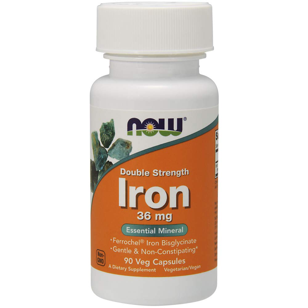 Foto 1 | Suplemento Now Iron 36 mg de Doble Concentración 90 Cápsulas Vegetarianas - Venta Internacional