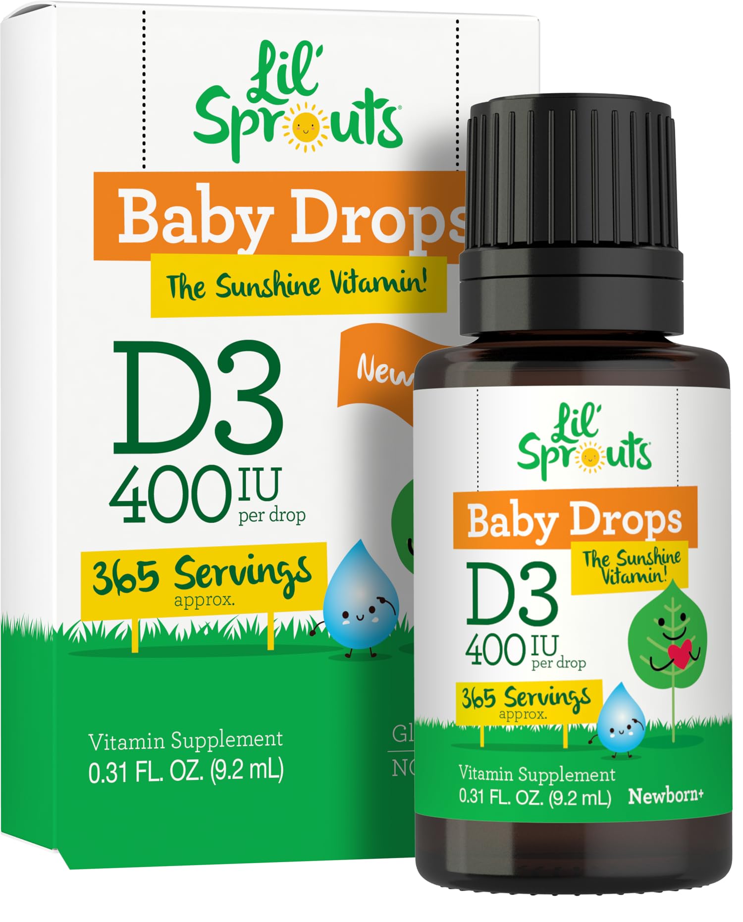 Foto 2 pulgar | Suplemento Carlyle Lil' Sprouts D3 Baby Drops 9,2 Ml 400 Ui - Venta Internacional