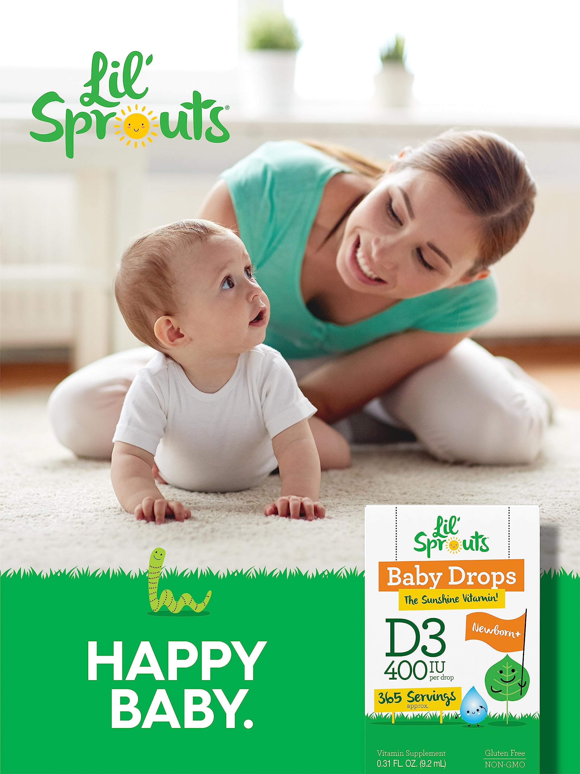 Foto 6 | Suplemento Carlyle Lil' Sprouts D3 Baby Drops 9,2 Ml 400 Ui - Venta Internacional