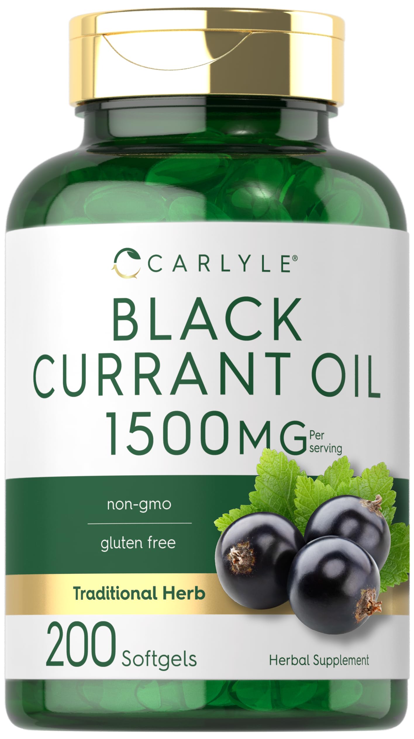Foto 2 pulgar | Suplemento de Aceite De Grosella Negra Carlyle 1500 Mg 200 Unidades - Venta Internacional