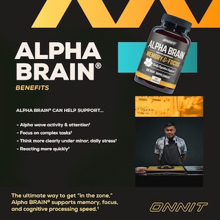 Foto 2 | Suplemento Nootrópico Premium Nootrópico Onnit Alpha Brain 90 Cápsulas - Venta Internacional