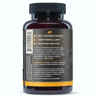 Foto 5 | Suplemento Nootrópico Premium Nootrópico Onnit Alpha Brain 90 Cápsulas - Venta Internacional