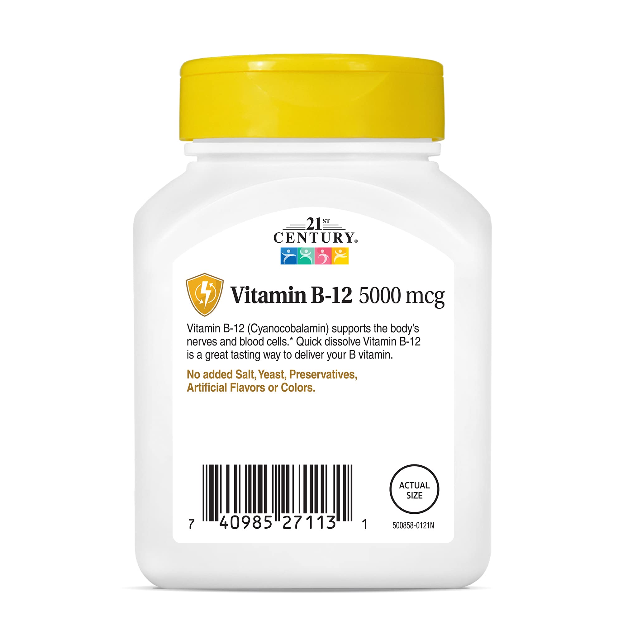 Foto 8 pulgar | Suplemento 21st Century B-12 De 5000 Mcg, 110 Tabletas De Cereza - Venta Internacional