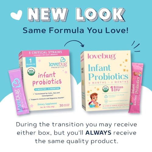 Foto 2 | Probiótico Lovebug Usda Organic para Bebés de 0 a 6 Meses - Venta Internacional