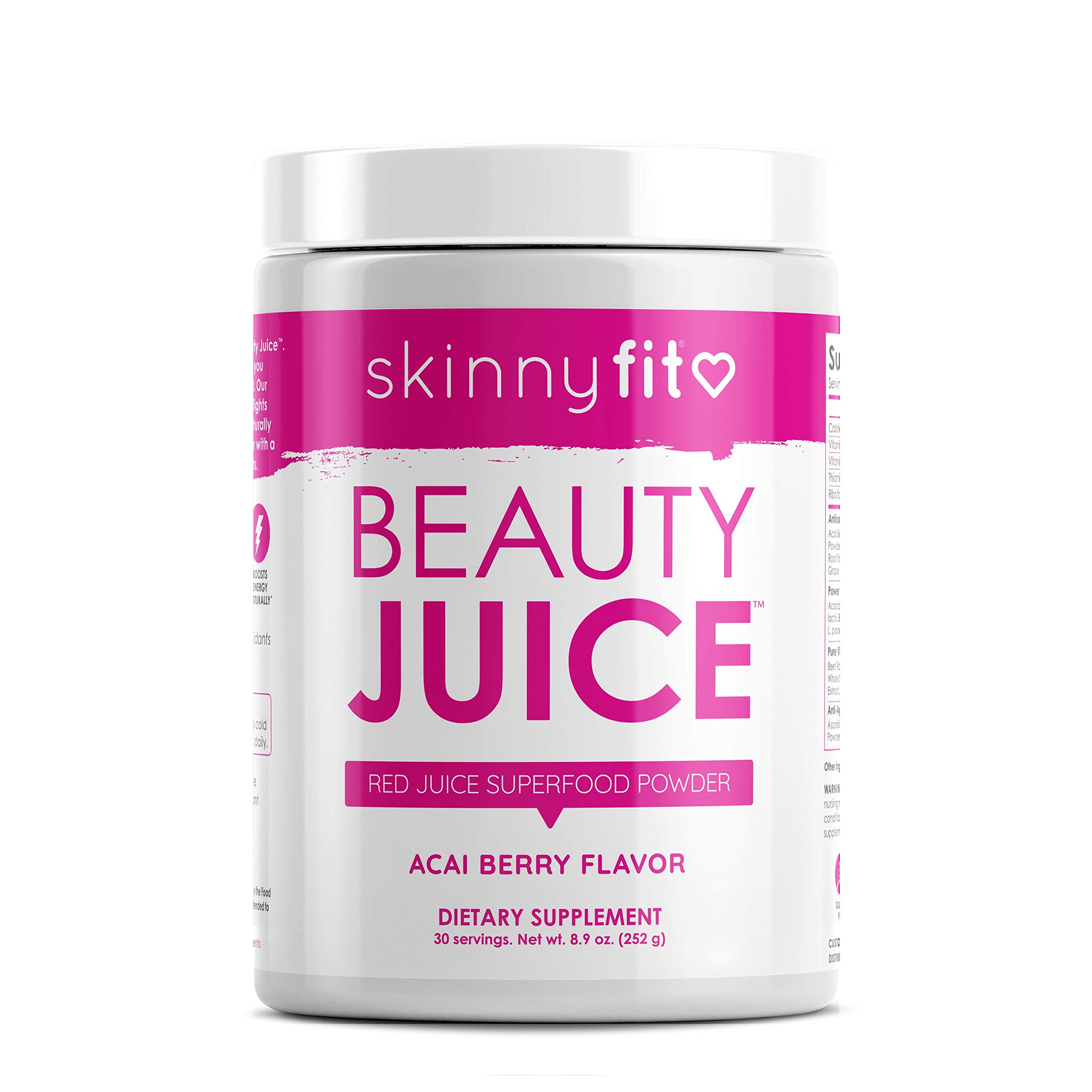 Foto 2 pulgar | Suplemento Skinnyfit Beauty Juice Red Superfood 30 Porciones - Venta Internacional