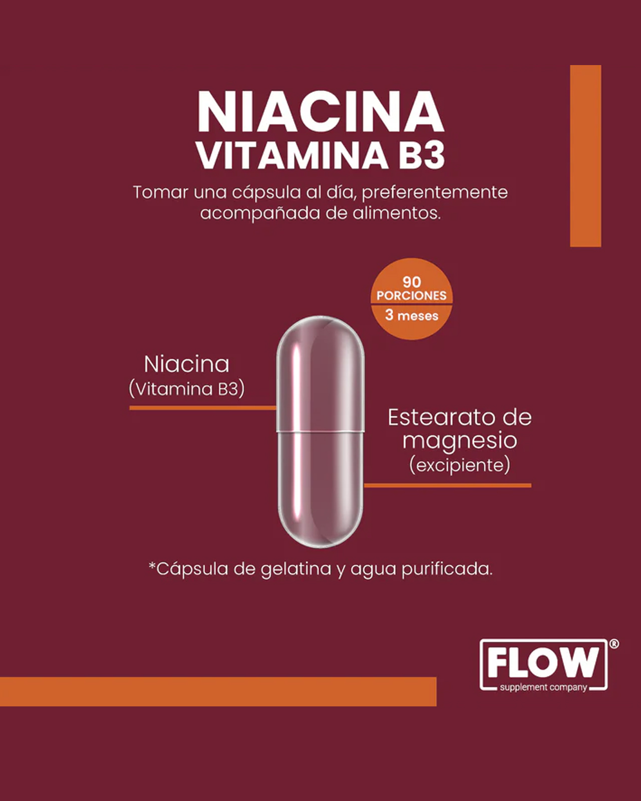 Foto 3 pulgar | Vitaminas y Minerales Natural Flow Supplements