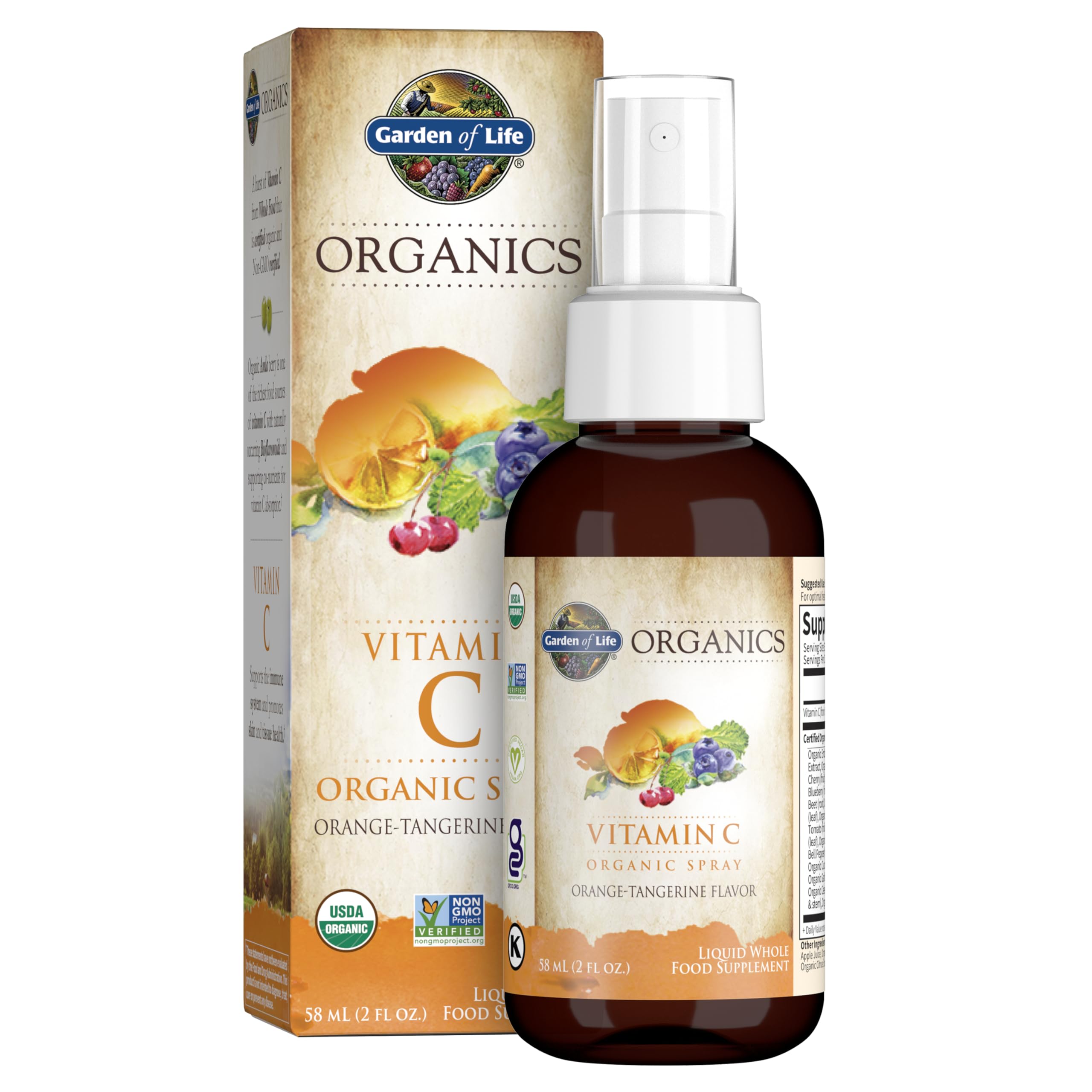 Foto 2 pulgar | Spray se Vitamina C Garden Of Life Organics para Niños y Adultos 60 ml - Venta Internacional