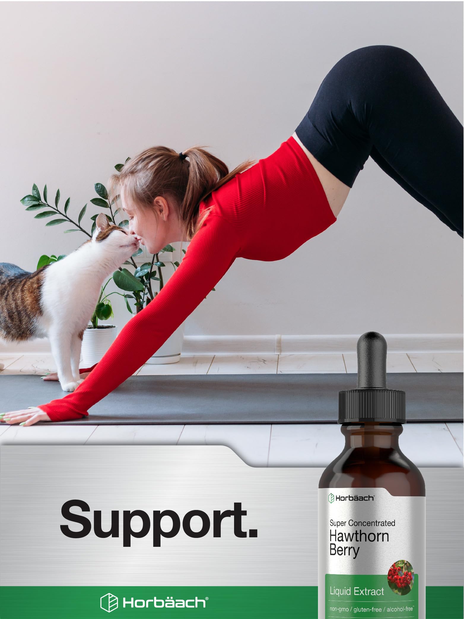 Foto 7 pulgar | Suplemento de Extracto de Bayas de Espino Blanco Horbäach 60 Ml- Venta Internacional