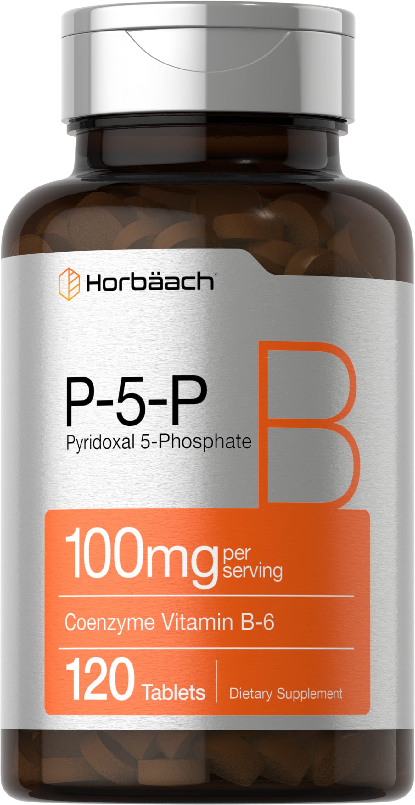 Foto 2 pulgar | Suplemento Horbäach P-5-p Vitamina B6 120 Comprimidos - Venta Internacional