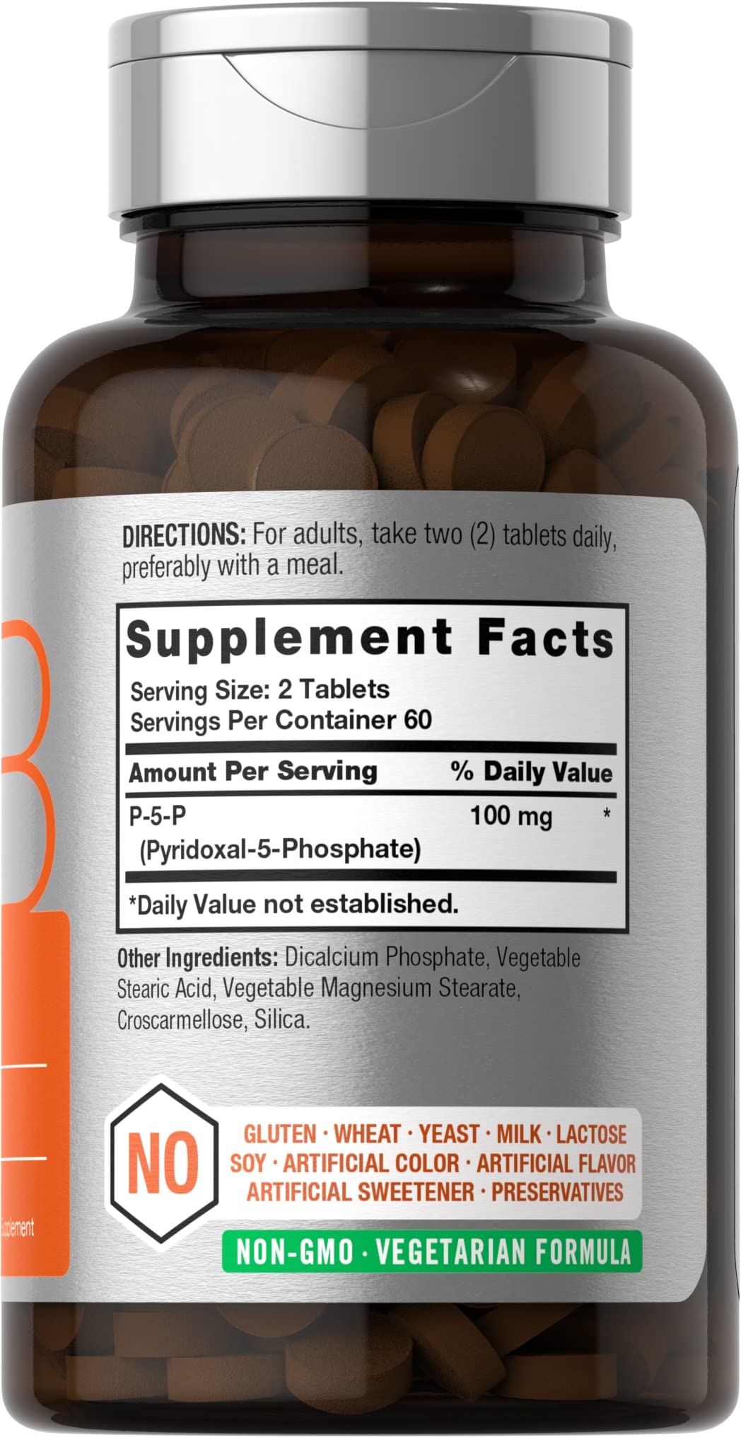 Foto 2 | Suplemento Horbäach P-5-p Vitamina B6 120 Comprimidos - Venta Internacional