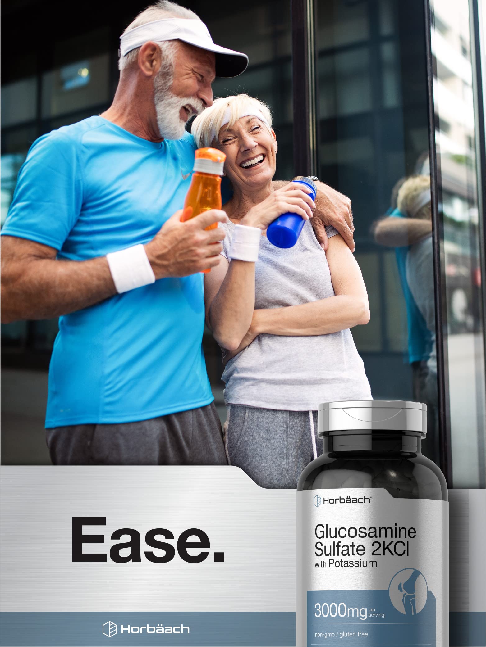 Foto 7 pulgar | Suplemento Horbäach Sulfato de Glucosamina 2kci 3000 mg 240 Cápsulas - Venta Internacional