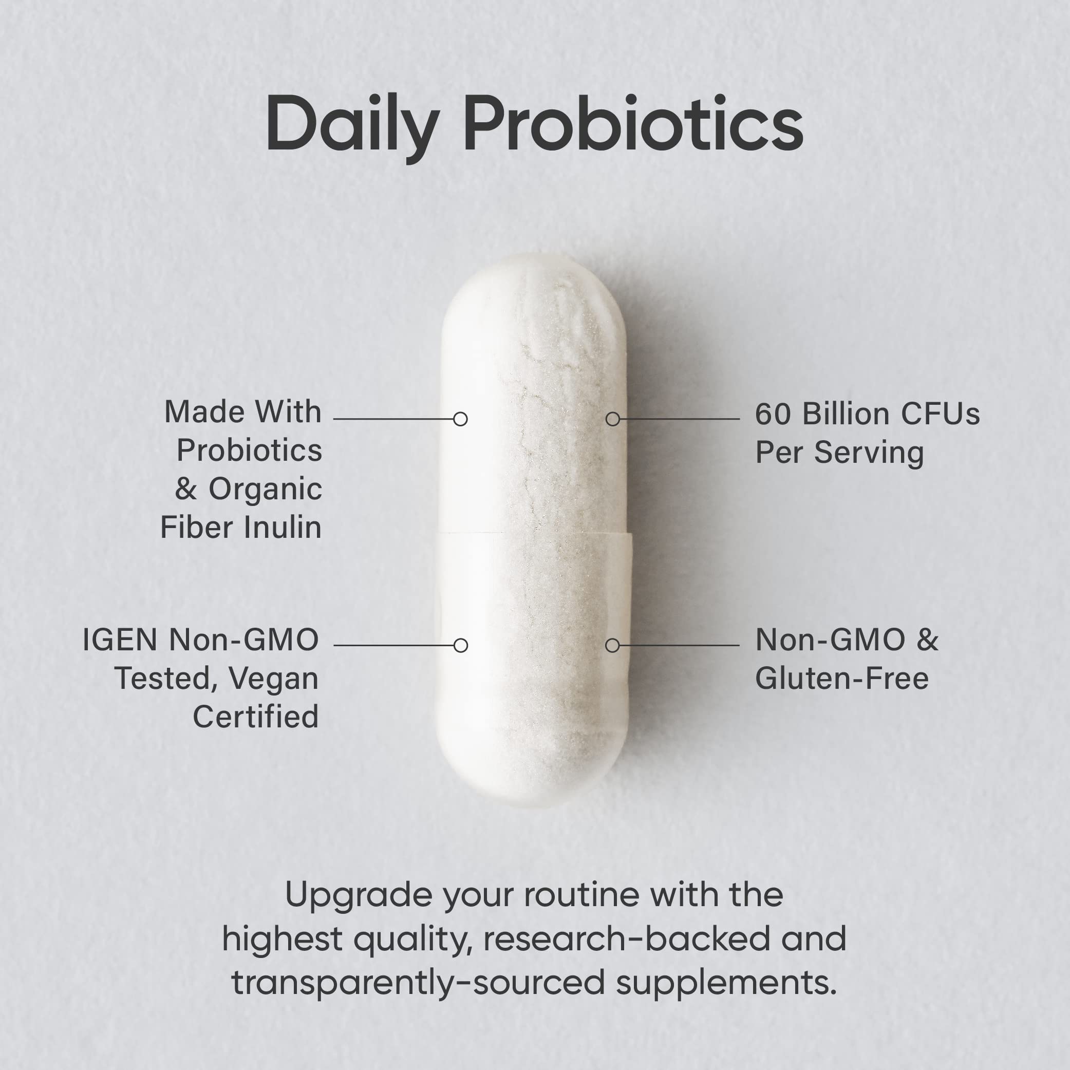 Foto 6 pulgar | Probióticos Sports Research Daily 60 Mil Millones de CFU 30 Cápsulas Veganas - Venta Internacional