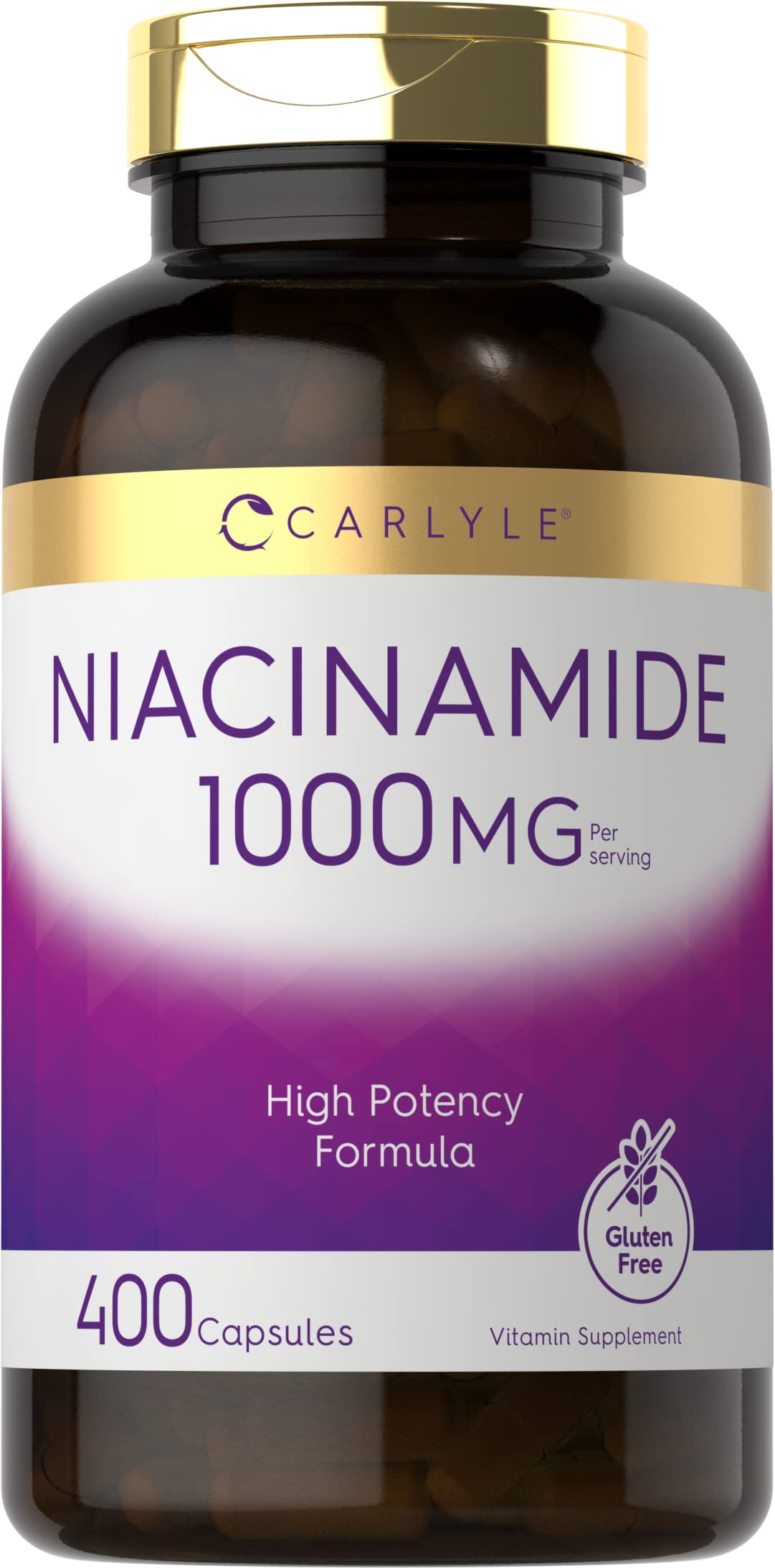 Foto 2 pulgar | Suplemento Carlyle Niacinamida 1000 Mg 400 Cápsulas - Venta Internacional
