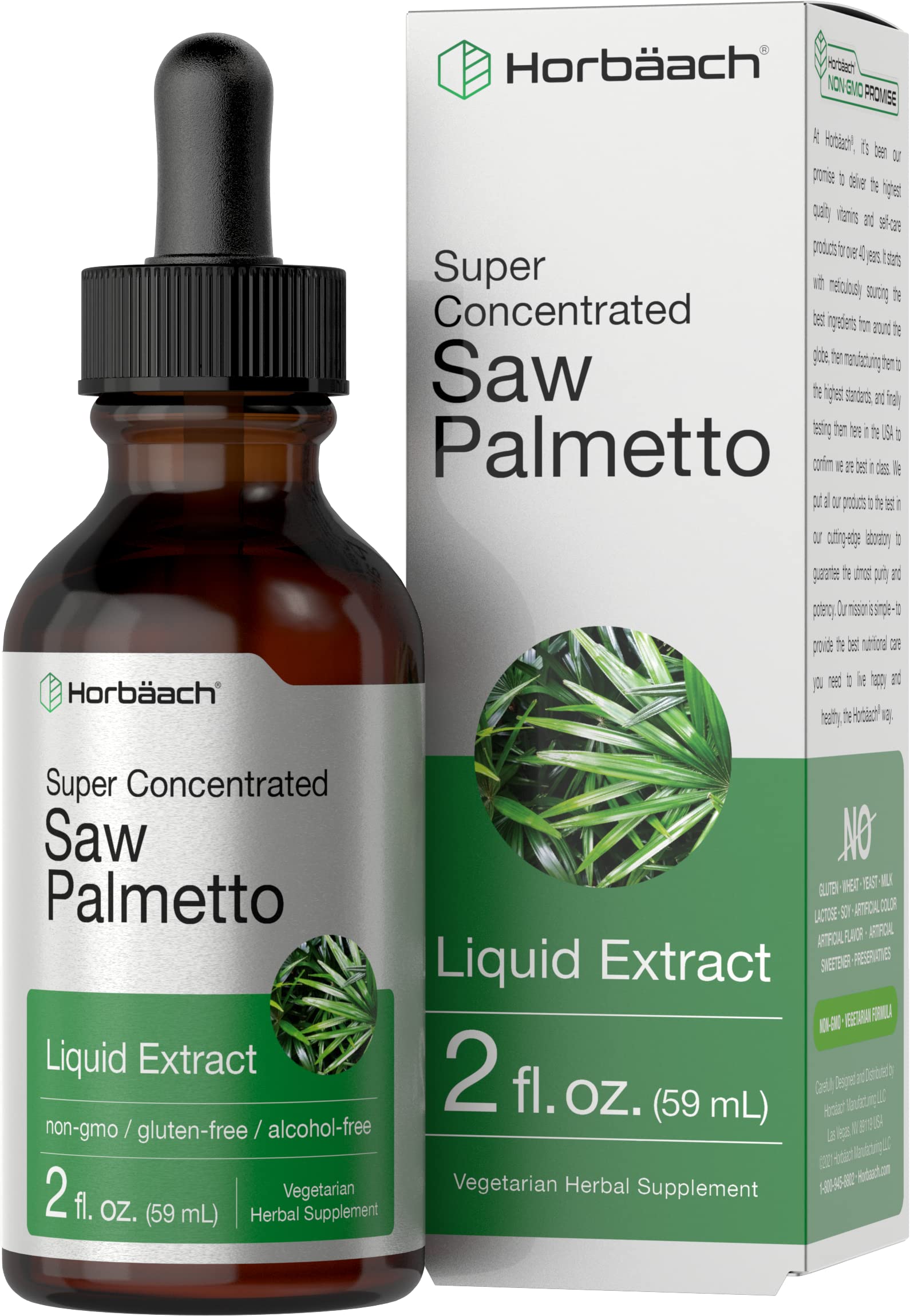 Foto 1 | Suplemento Horbäach Extracto Líquido de Palma Enana Americana 60 ml - Venta Internacional