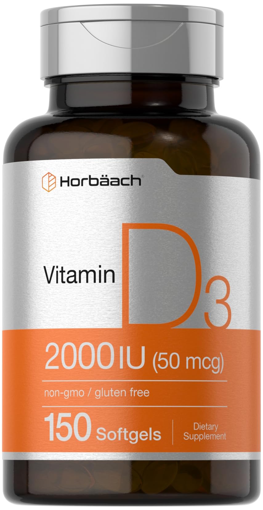 Foto 2 pulgar | Suplemento Horbaach con Vitamina D3 2000 Ui Cápsulas Blandas 150 Unidades - Venta Internacional