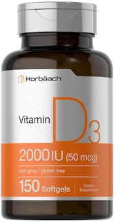 Foto 1 | Suplemento Horbaach con Vitamina D3 2000 Ui Cápsulas Blandas 150 Unidades - Venta Internacional