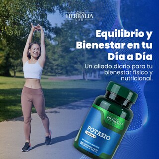 Foto 6 | Suplemento Herbalia Lab De Citrato De Potasio + Omega 3 Apoyo Nutricional Diario