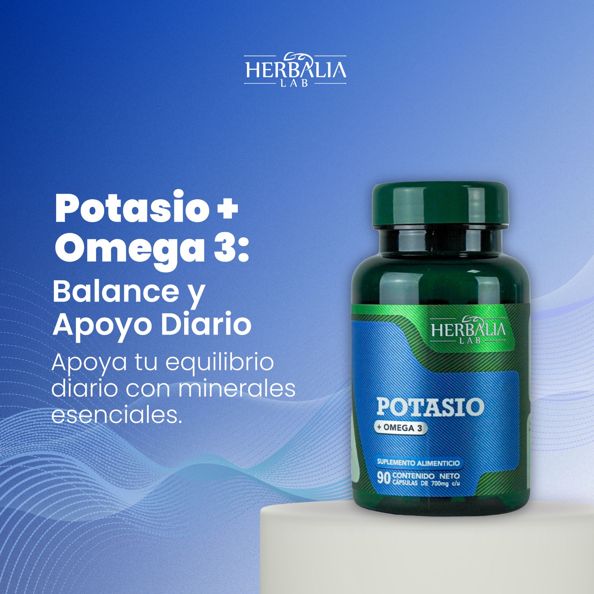 Foto 9 pulgar | Suplemento Herbalia Lab De Citrato De Potasio + Omega 3 Apoyo Nutricional Diario