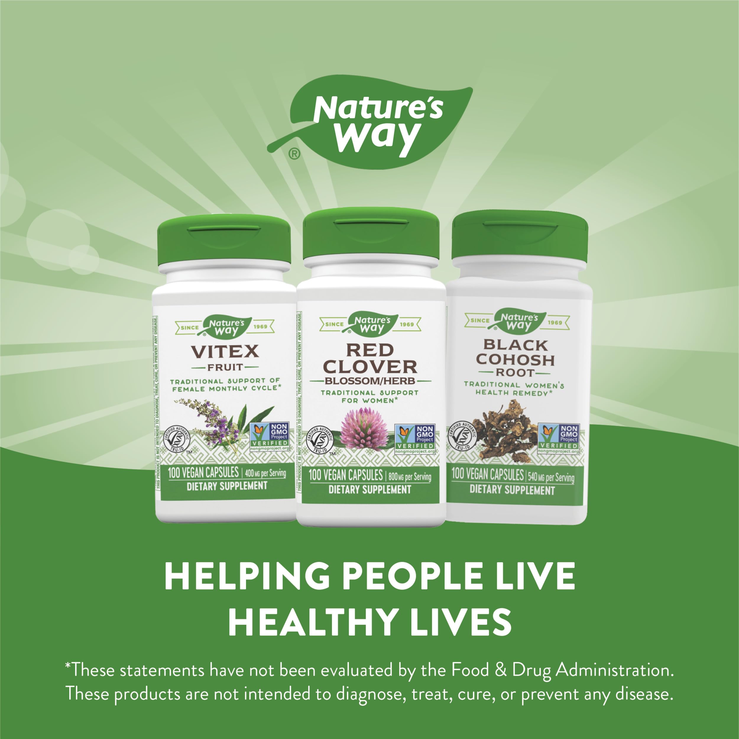 Foto 7 pulgar | Suplemento Nature's Way con Flor de Trébol Rojo 800 Mg 100 Cápsulas - Venta Internacional