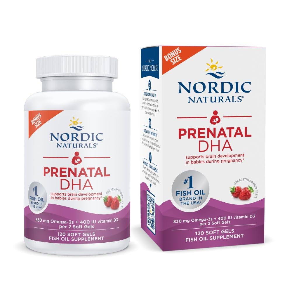 Foto 2 pulgar | Suplemento Prenatal de Dha Nordic Naturals 830 mg de Omega-3 - Venta Internacional