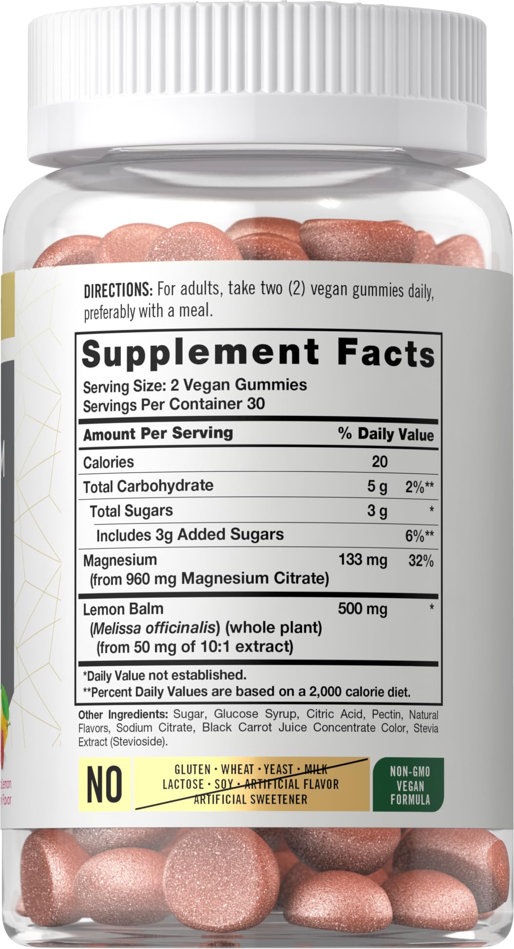 Foto 2 | Suplemento Carlyle en Gomitas De Citrato De Magnesio 960 Mg, 60% Veganas - Venta Internacional