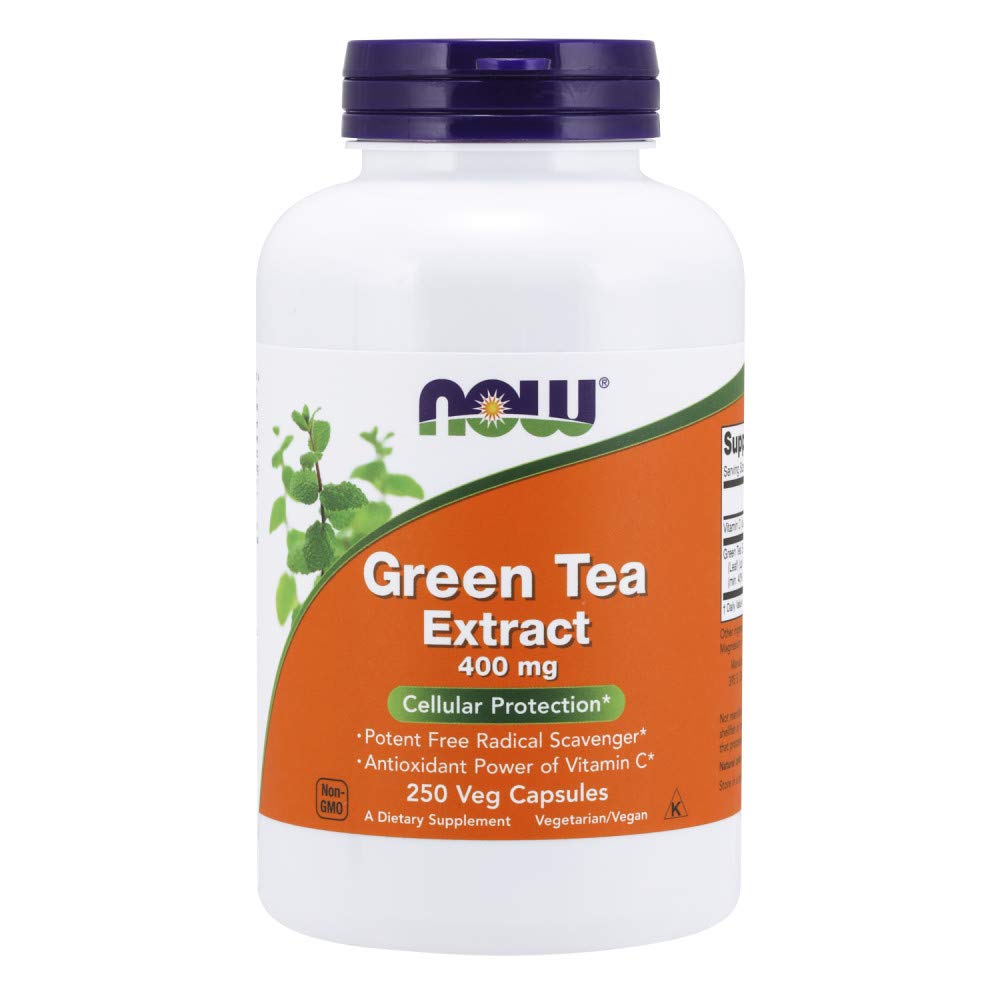 Suplemento Now De Extracto De Té Verde De 400 Mg Con Vitamina C 250 Cápsulas - Venta Internacional