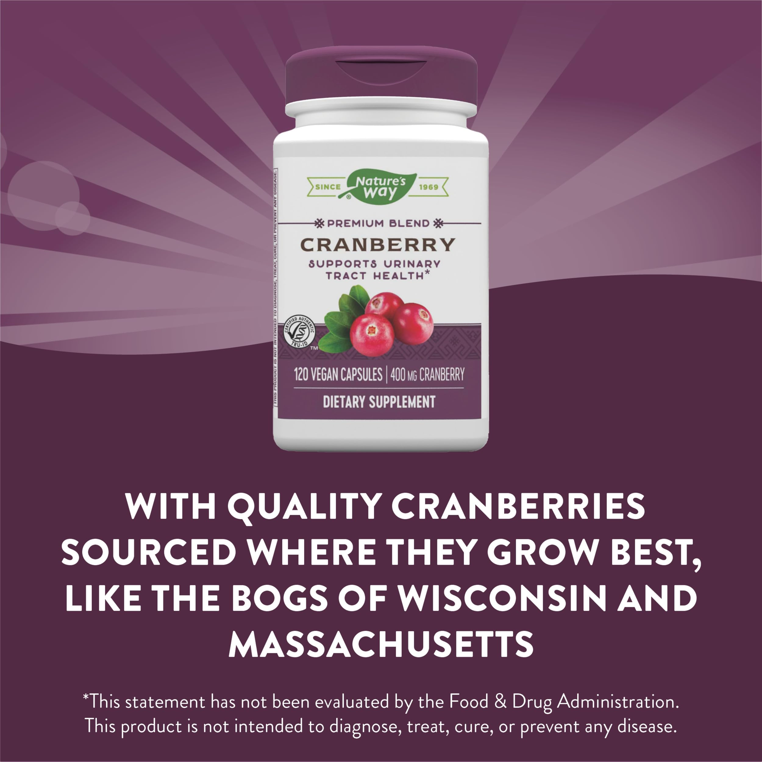 Foto 4 pulgar | Suplemento Nature's Way Cranberry de 120 Cápsulas-Venta Internacional