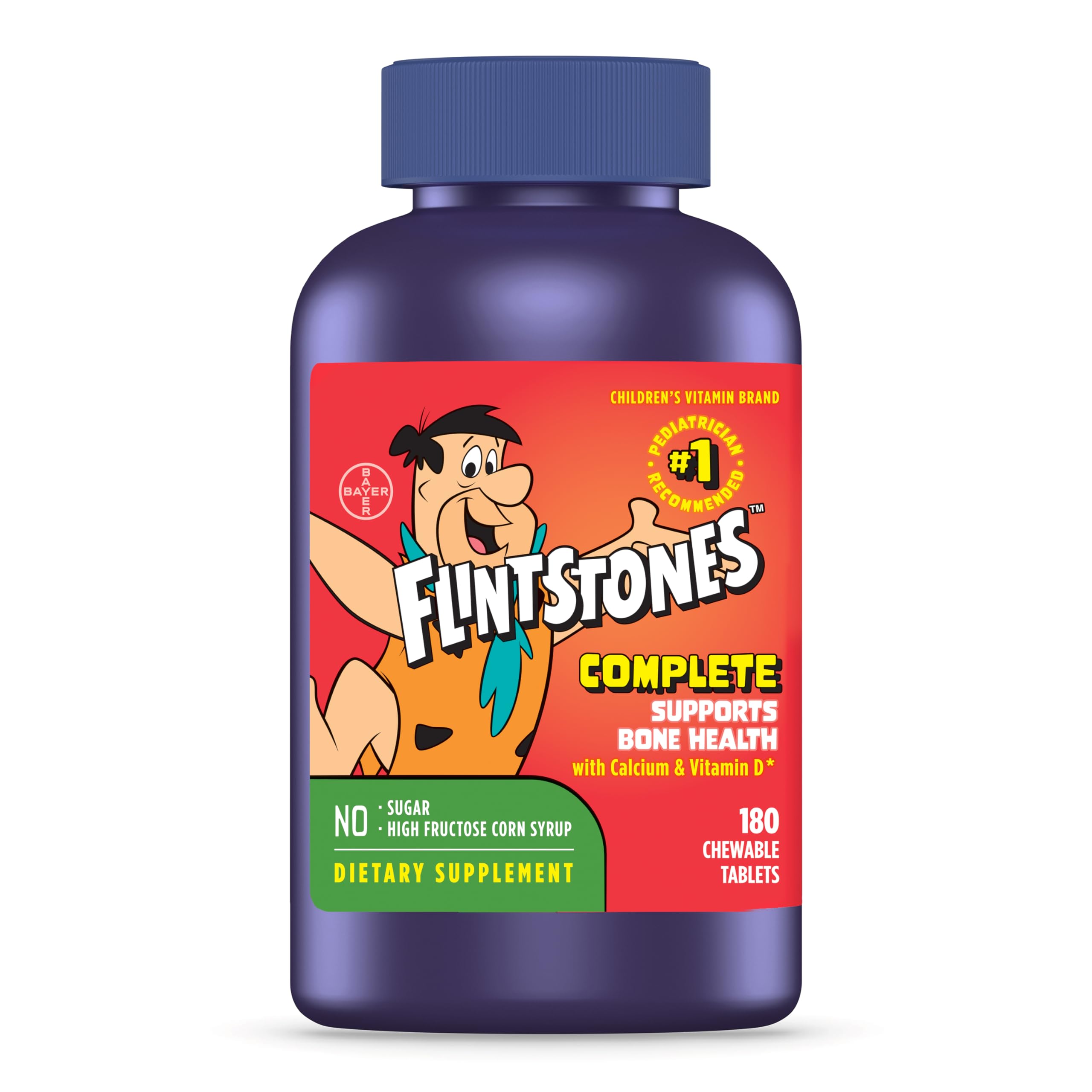 Foto 2 pulgar | Vitaminas Flintstones Chewable Kids Complete 180 Tabletas - Venta Internacional