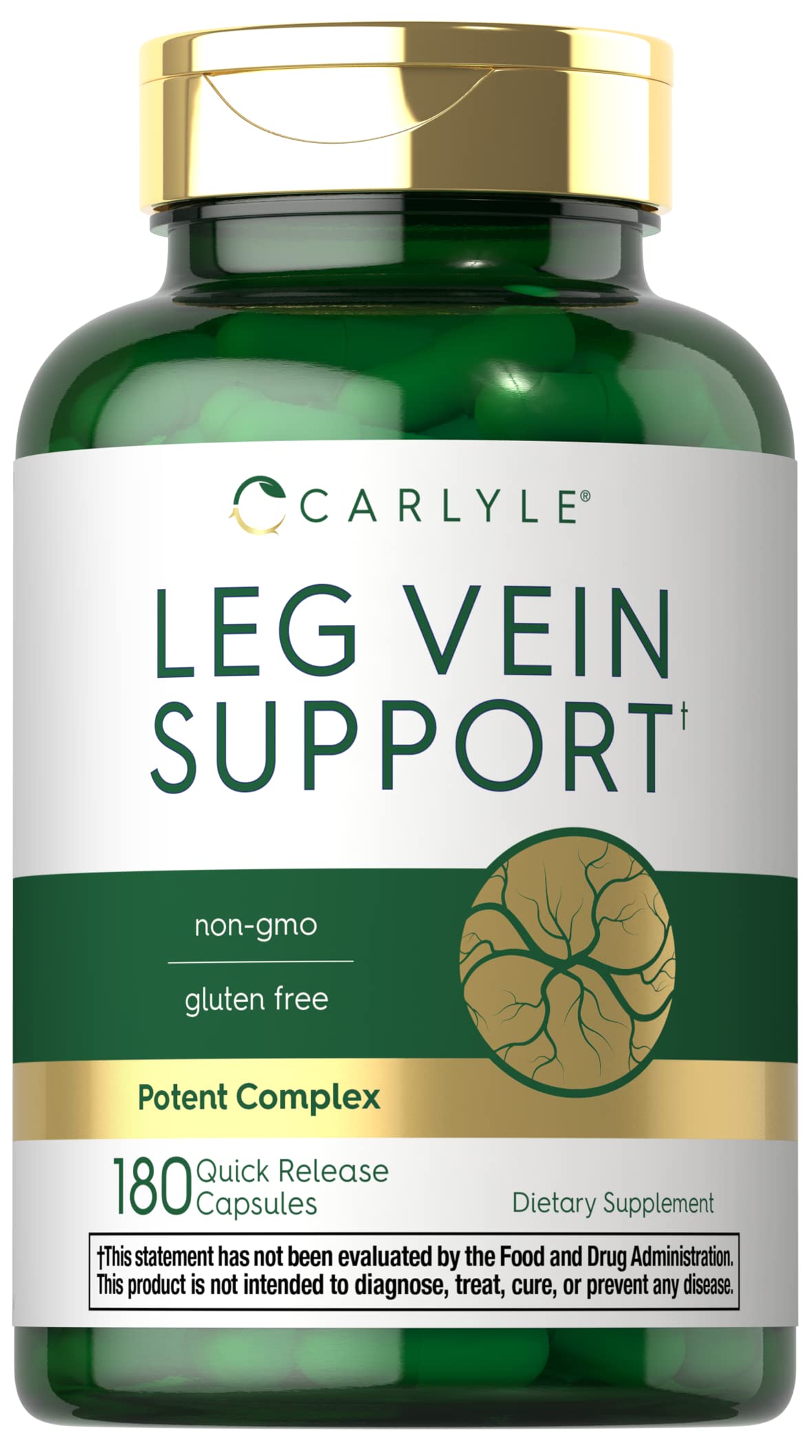 Foto 2 pulgar | Suplemento Carlyle Leg Vein 180 Cápsulas Healthy Vein - Venta Internacional