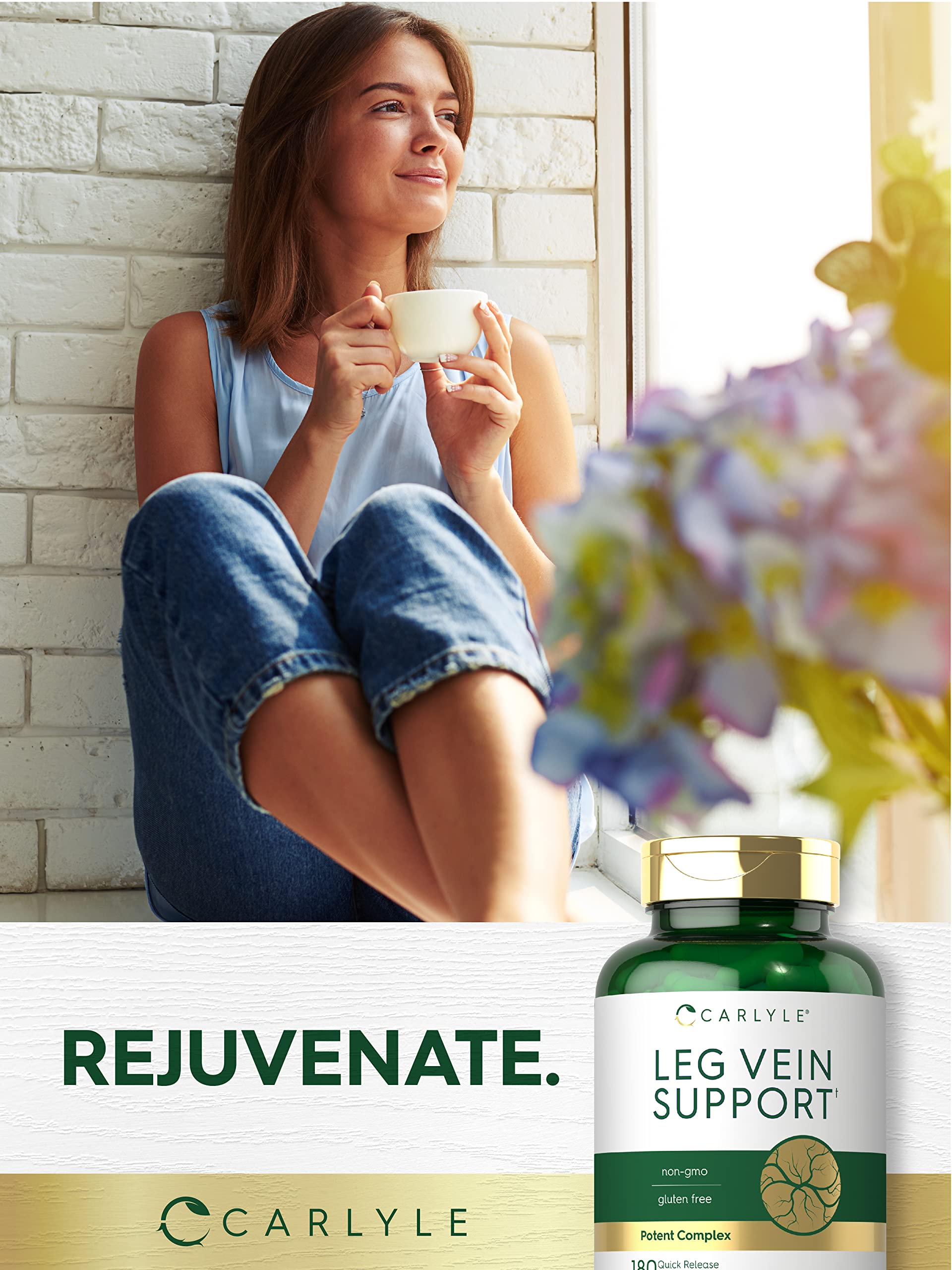 Foto 7 pulgar | Suplemento Carlyle Leg Vein 180 Cápsulas Healthy Vein - Venta Internacional