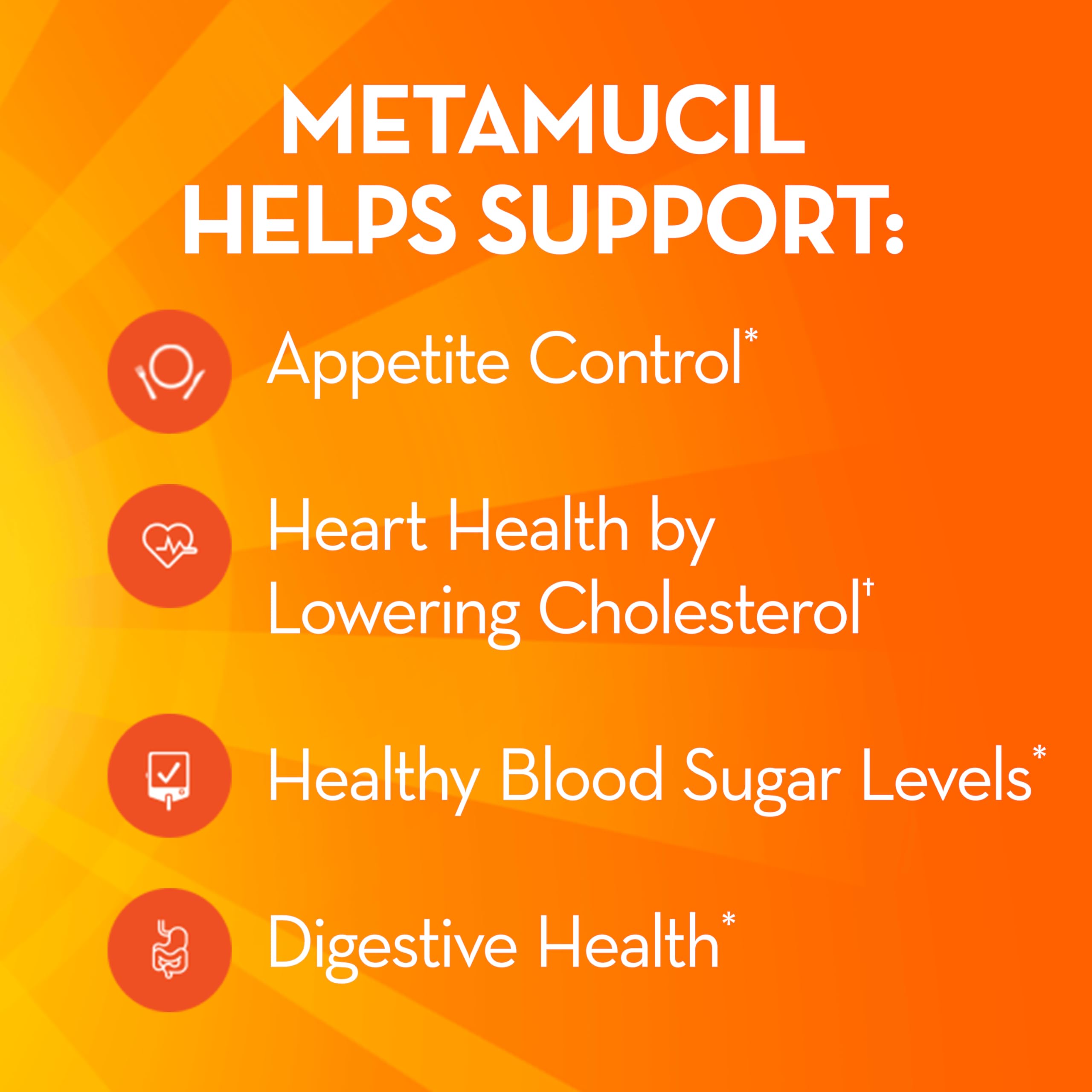 Foto 3 pulgar | Suplemento Metamucil Fiber Digestive Health 114 Cucharadas - Venta Internacional