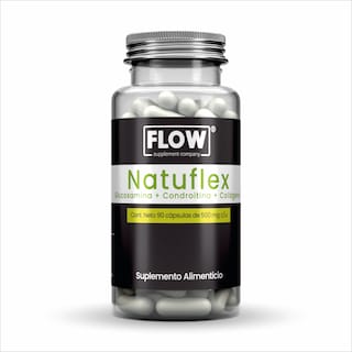 Foto 1 | Flow Vitaminas Minerales y Suplementos Natuflex con Glucosamina Condroitina y Colágeno 90 Cápsulas 500 Mg c/u