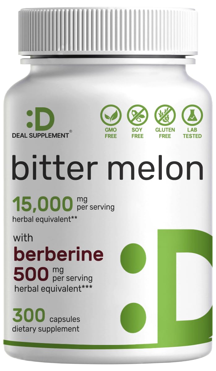 Foto 2 pulgar | Suplemento de Melón Amargo 15 000 mg 300 Cápsulas - Venta Internacional
