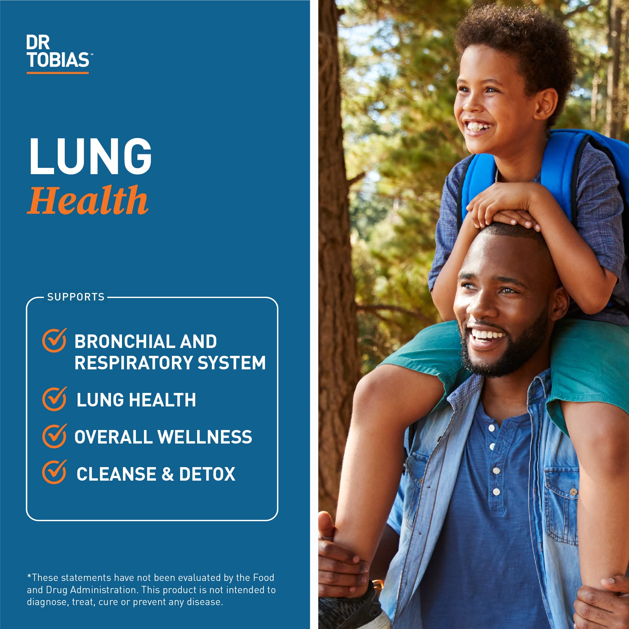 Foto 4 pulgar | Suplemento Dr. Tobias Lung Health Lung Support 60 Cápsulas - Venta Internacional