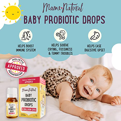Foto 3 pulgar | Gotas Probióticas Mama Natural Baby 8 Ml 4b Cfu para Aliviar Los Cólicos - Venta Internacional