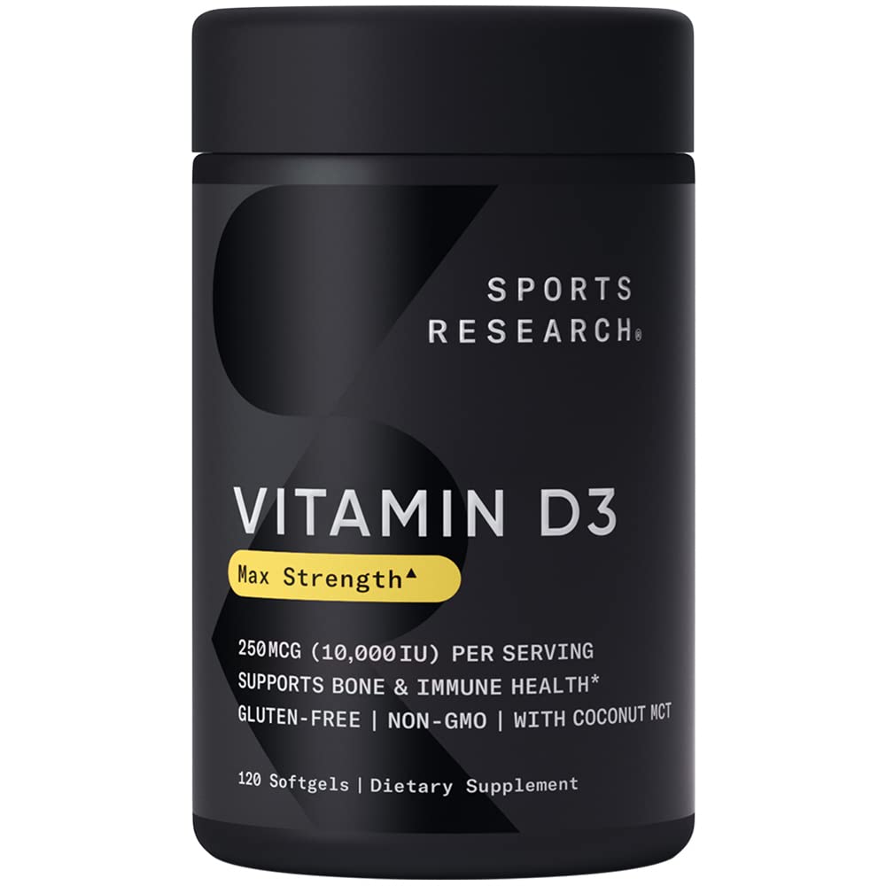 Foto 1 | Suplemento de Vitamina D3 10 000 Ui, 120 Cápsulas Blandas - Venta Internacional
