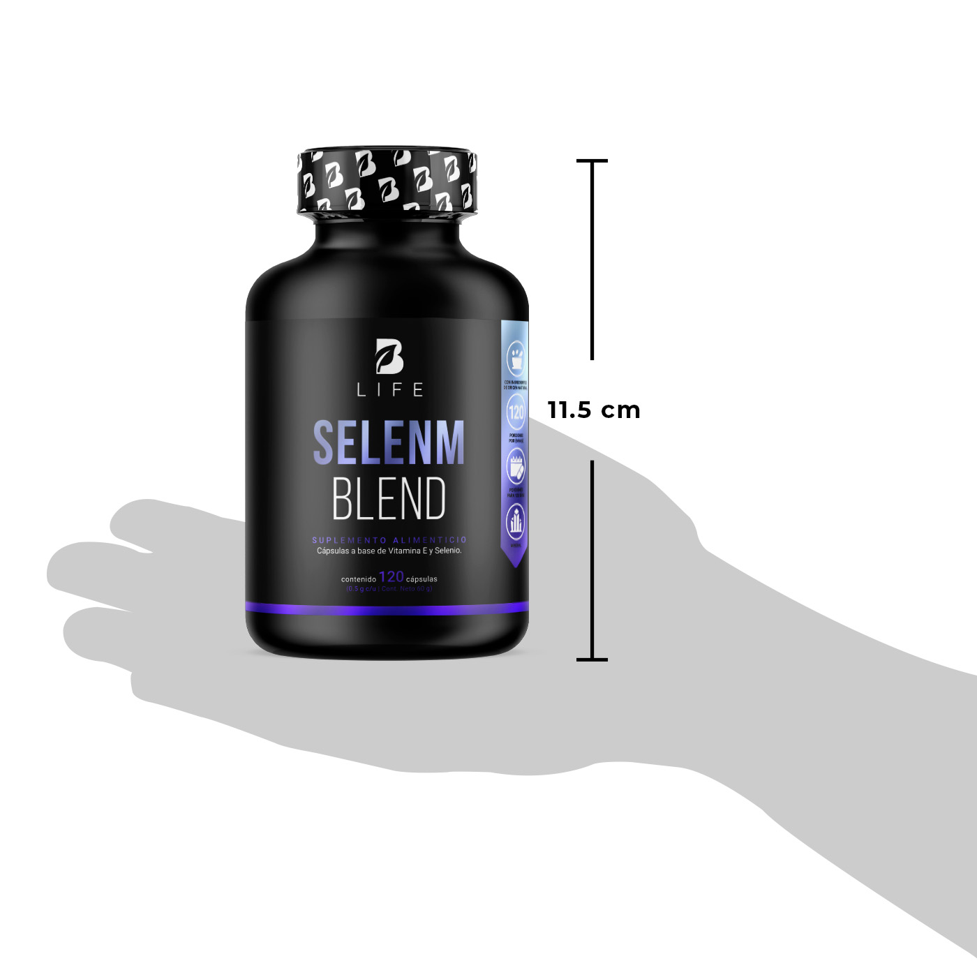 Foto 6 | Selenm Blend B Life 120 Cápsulas
