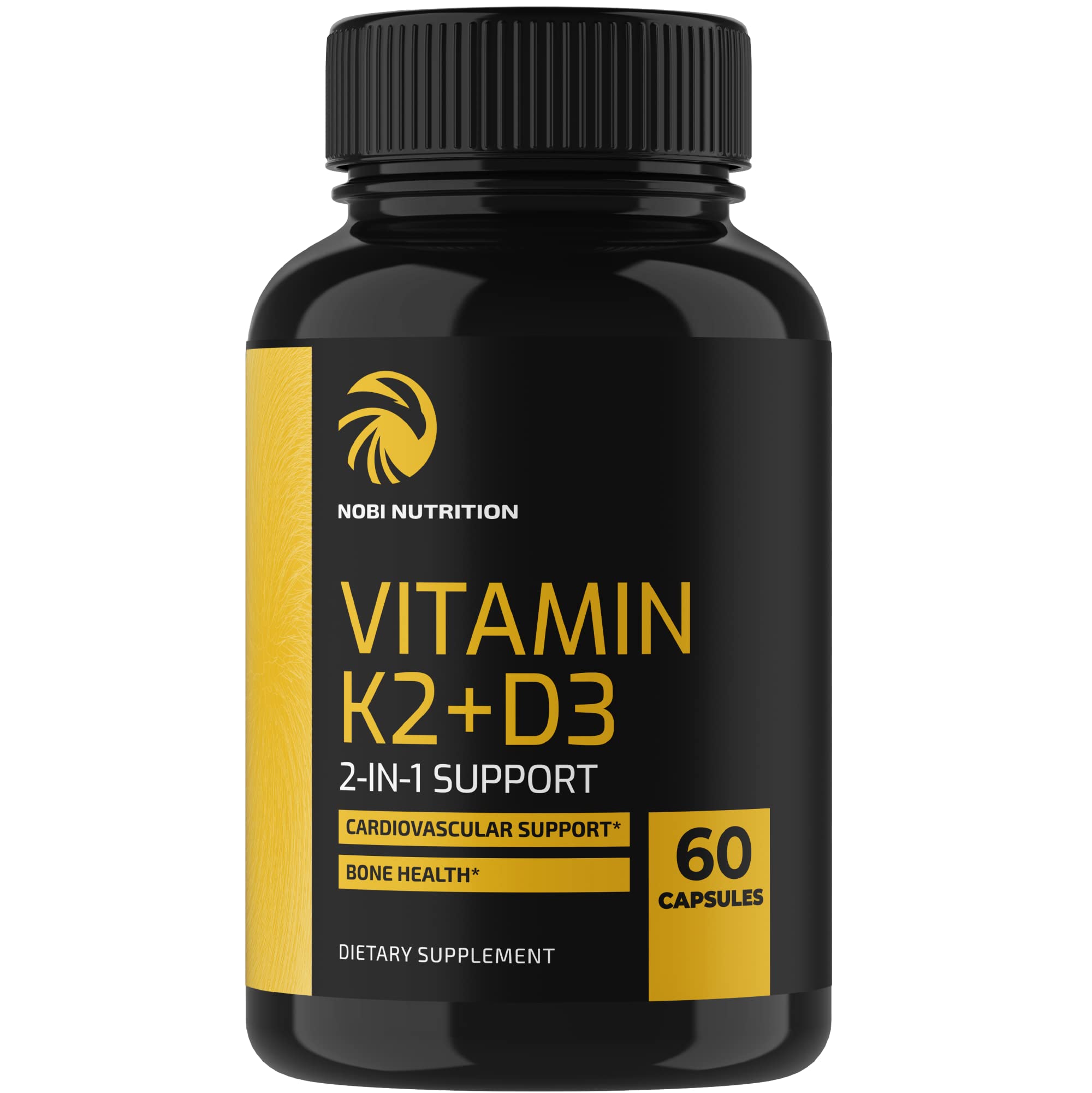 Foto 2 pulgar | Suplemento Nobi Nutrition De Vitamina D3 K2 5000 Ui 60 Cápsulas - Venta Internacional