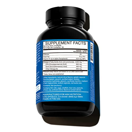 Foto 3 pulgar | Suplemento Hum Omega de 60 Softgels-Venta Internacional