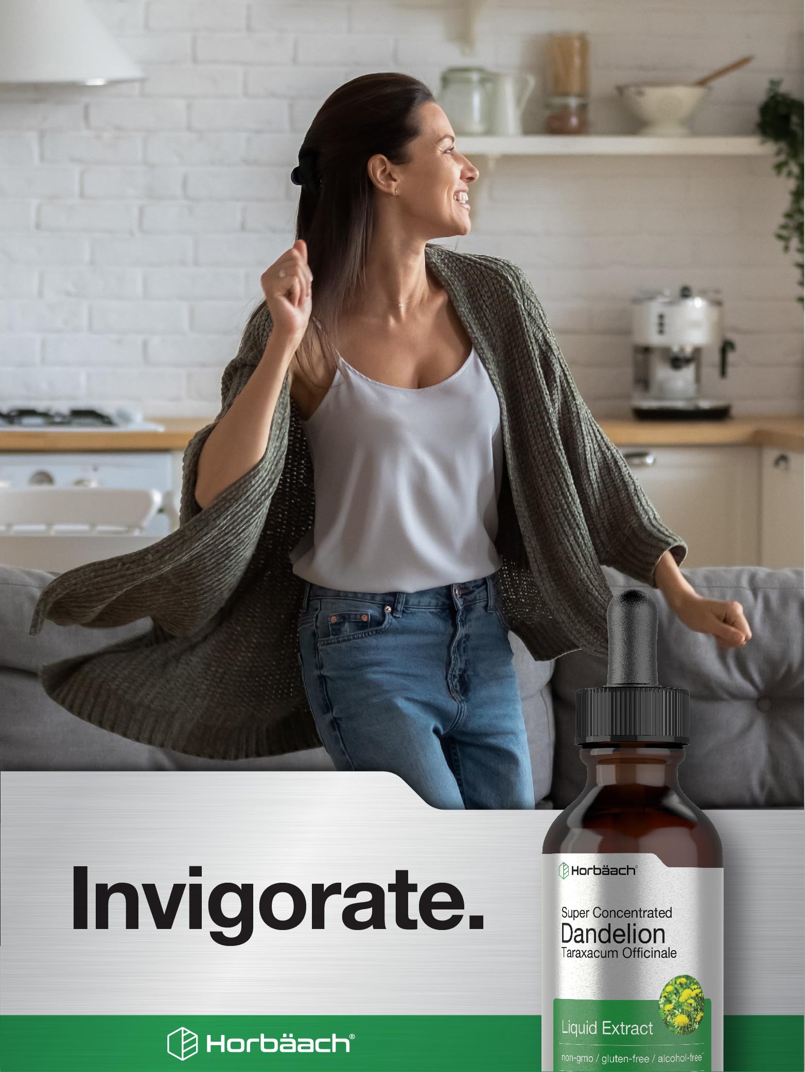 Foto 7 pulgar | Suplemento de Extracto de Raíz de Diente de León Horbäach 60 Ml Sin Alcohol - Venta Internacional